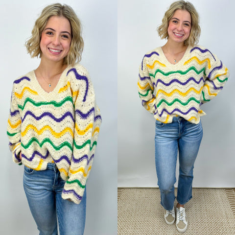 Beads or Bust Sweater