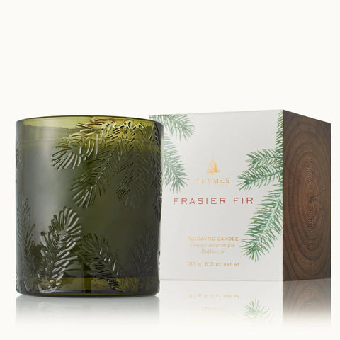 Frasier Fir Green Glass Candle